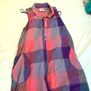 Anthropologie (Holding Horses) plaid dress